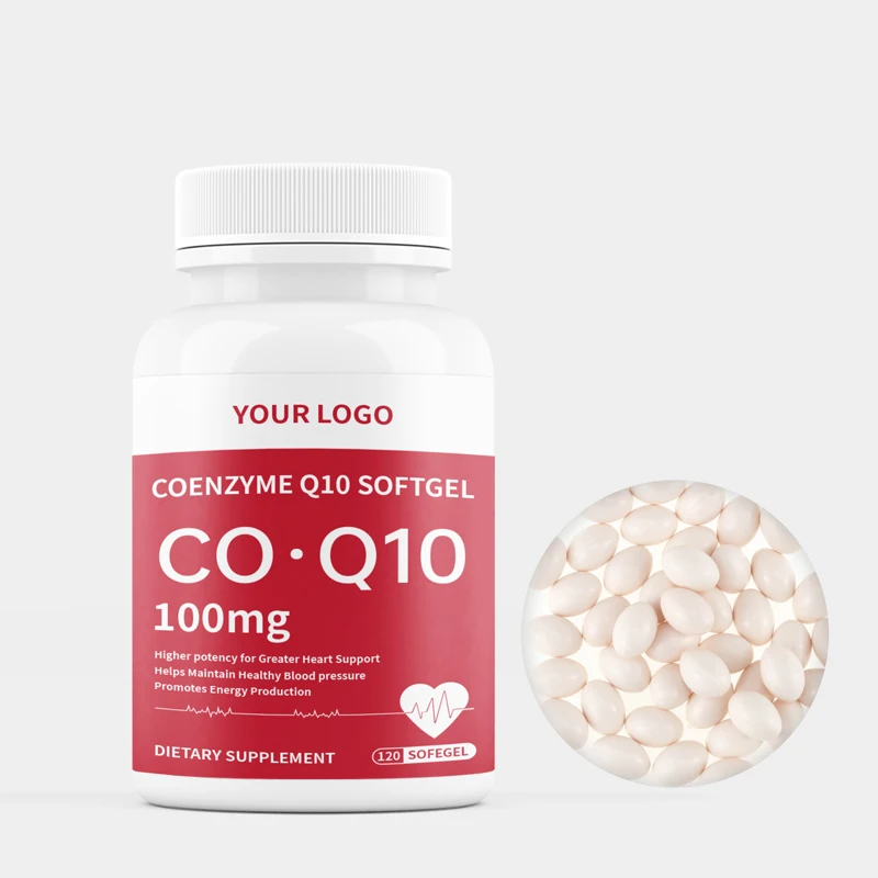 OEM 100 мг коэнзим q10 softgel Капсула для здоровья сердца продукты Coq10 диетическая лечебная добавка