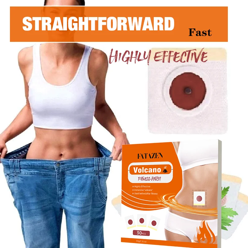 30 Pieces Per Box Magnetic Slim Patch Weight Loss Pad Burning Fat Body Shaping Herbal Sticker Magnet Belly Slimming Patch