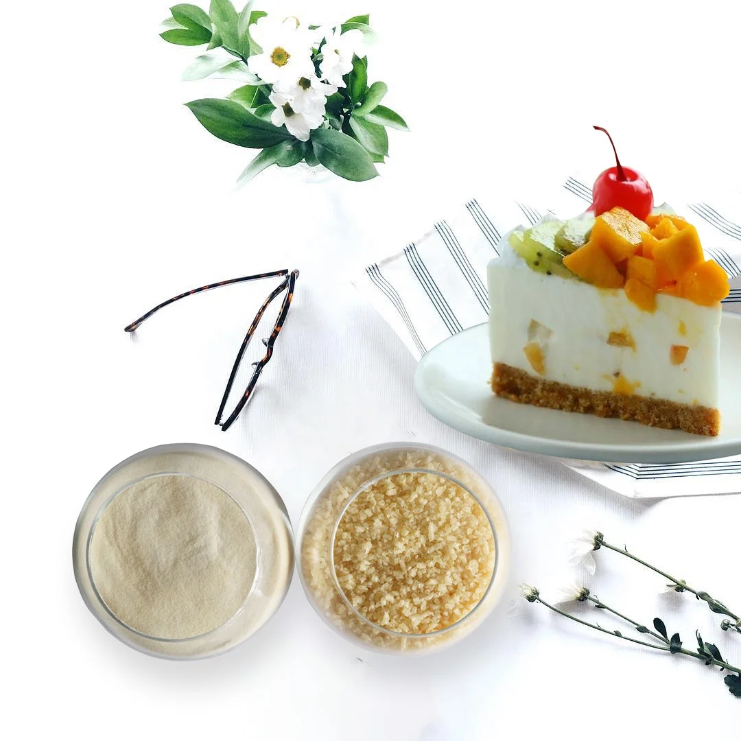 Manufacturer customize unflavor halal  food grade 8 mesh 220 bloom gelatine powder for candy