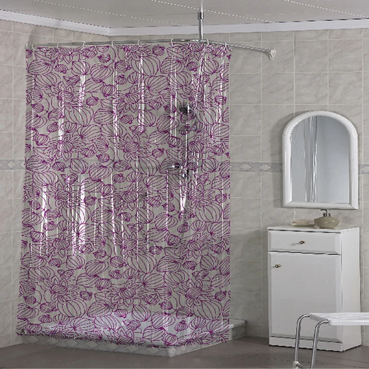 PEVA shower curtain stripe shower curtain multi design waterproof shower curtain