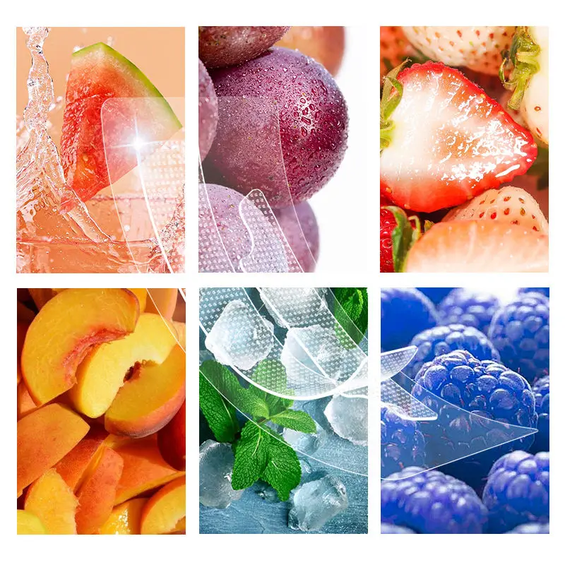 Fruity Teeth Whitening Strips Treatment Advanced Private Logo Without Peroxide Home Use Strip Whitener Teeth