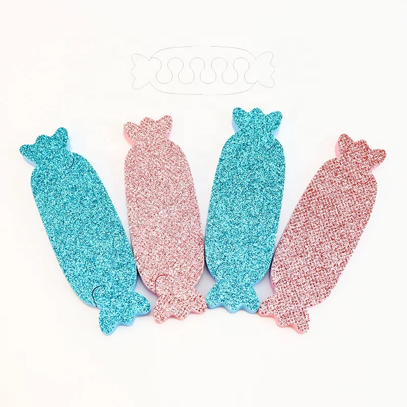 Фабрика Ziri поставляет инструменты для дизайна ногтей красочный блеск конфеты форма EVA носок сепаратор