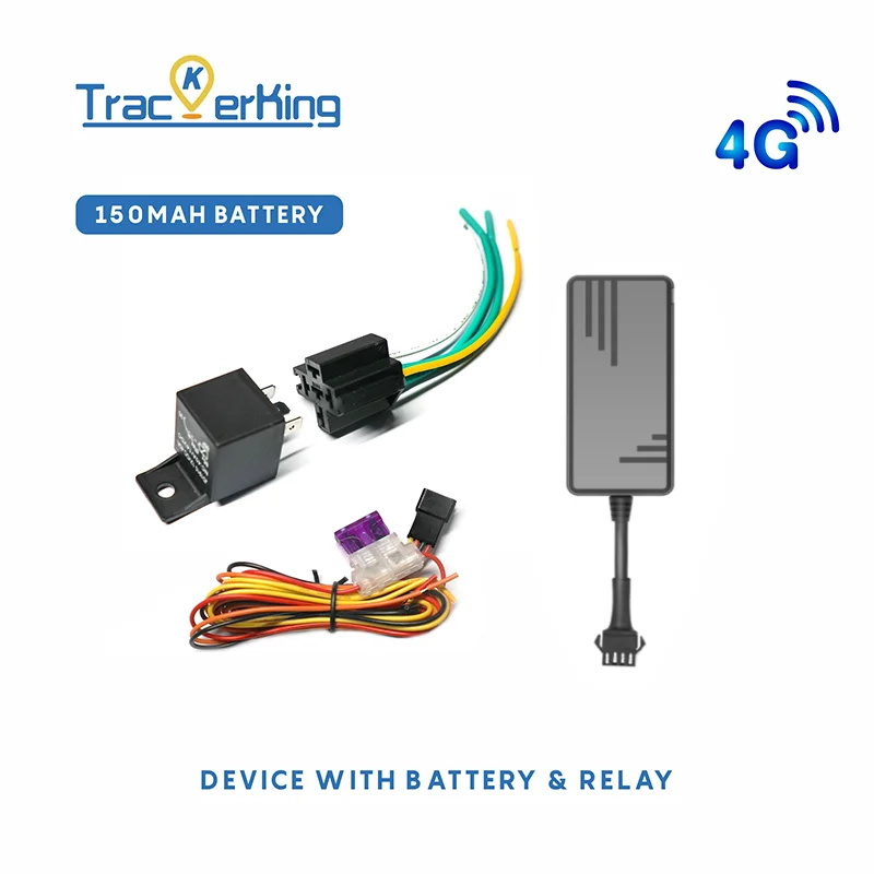 TrackerKing J16 4G+2G vehicle gps tracker wholesale 9-90V smart gps tracking device