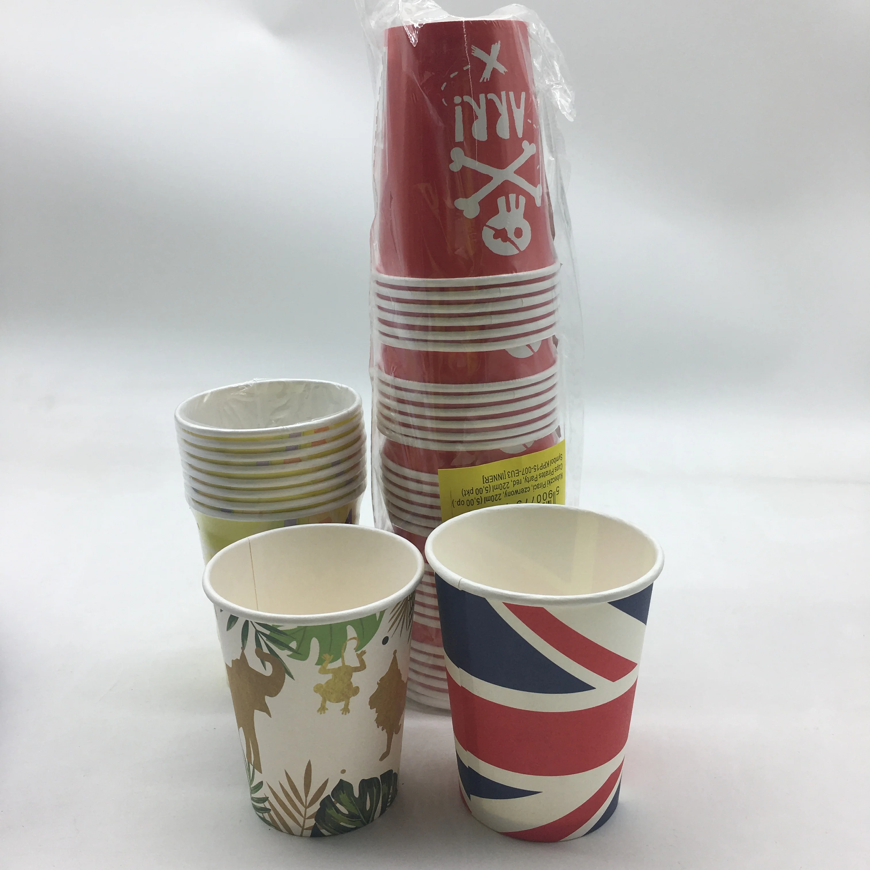 Biodegradable Paper Cup Disposable Hot Chocolate Paper Cup Kraft Paper Coffee Cups