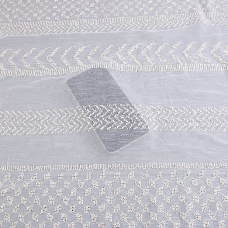 HA-16279B Competitive price white polyester lightweight fabric for wedding