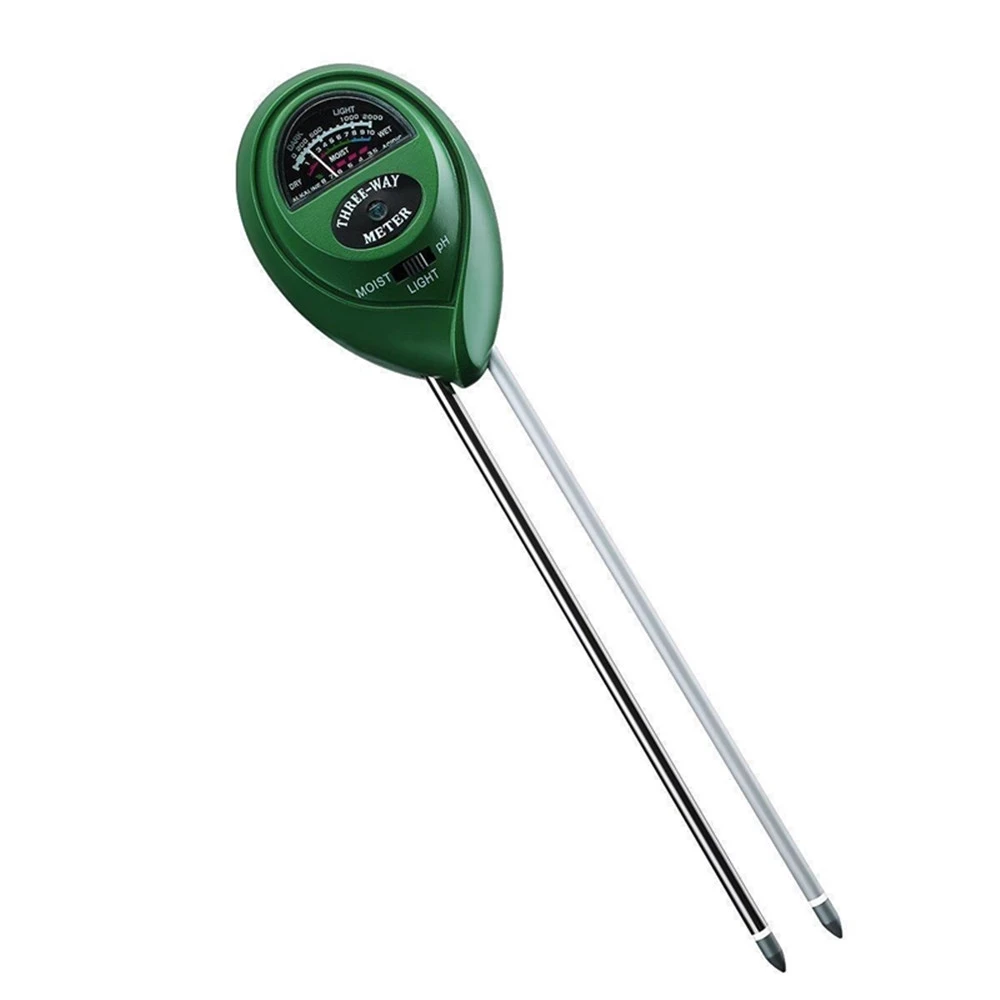 3 in 1 Soil Tester Soil pH Meter Moisture Tester Light Sensor Meter Plant Tester for Garden