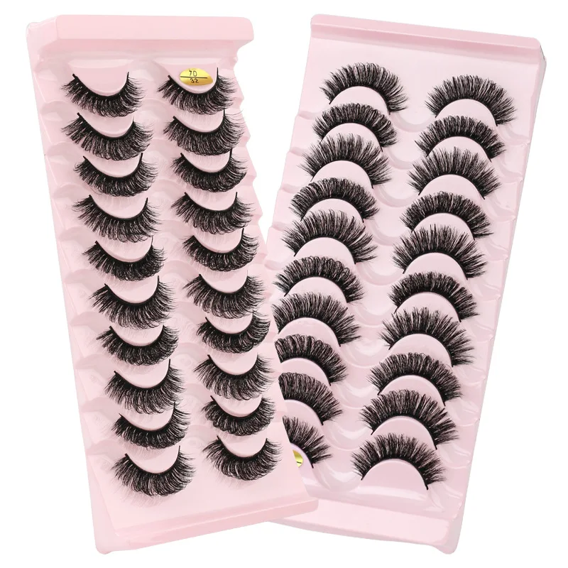 Wholesale Beauty Lashes 7d Mink Eyelashes Real Siberian Mink 23mm Lashes Full Strip Lashes