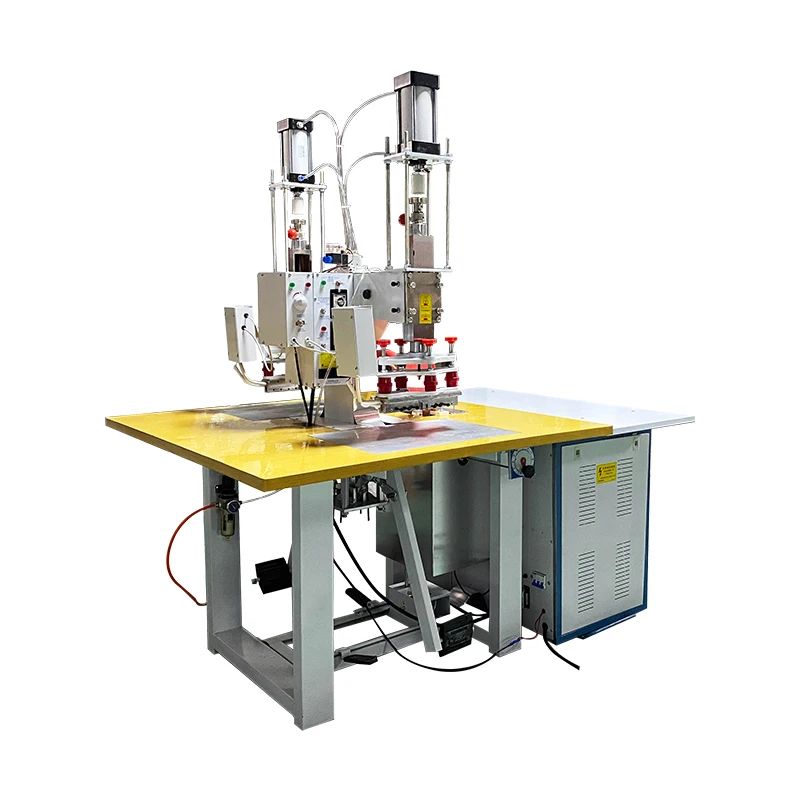 pedestal high frequency stretching ceiling welding machine