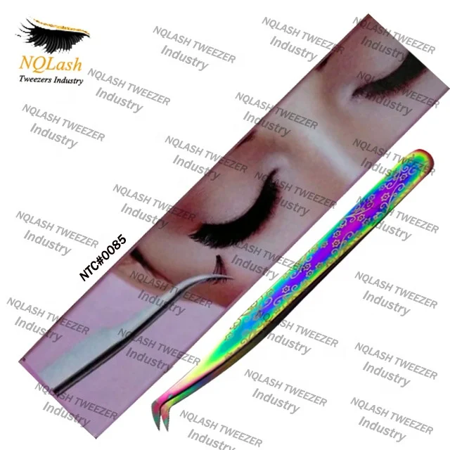 High Quality Lashes Print Box Packing For  Eyelash Extension Tweezers From NQLASH Tweezers