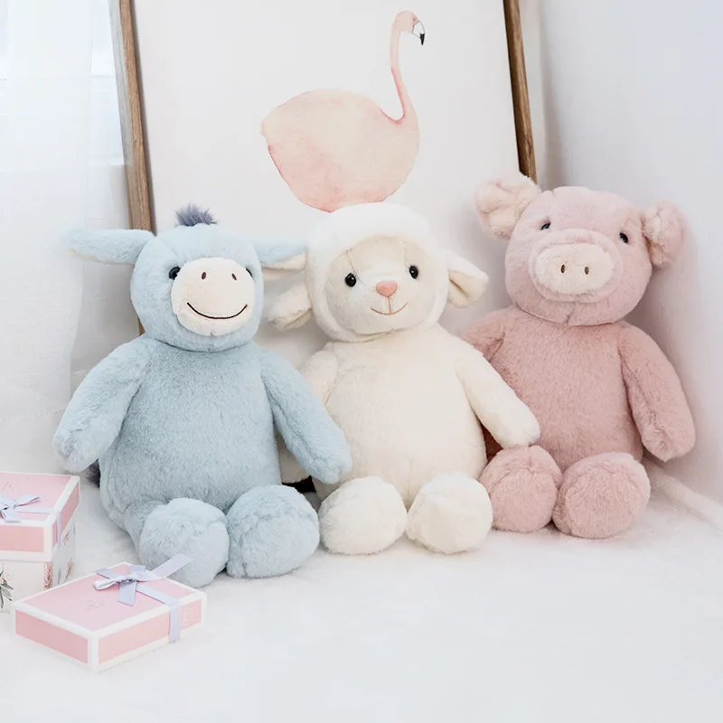 Lovely Sheep Doll Toys Little Soft Stuffed Plush Animals Funny Doll Simulation Lamb For Kids Children Gifts Kawaii Genius Toys