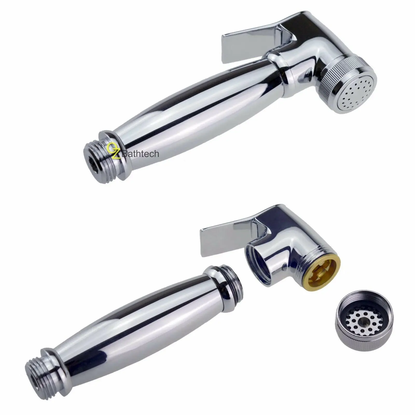 High Competitive Brass Toilet Bidet Shower spray Muslim With Valve 1.2m hose Wall mounted Chrome