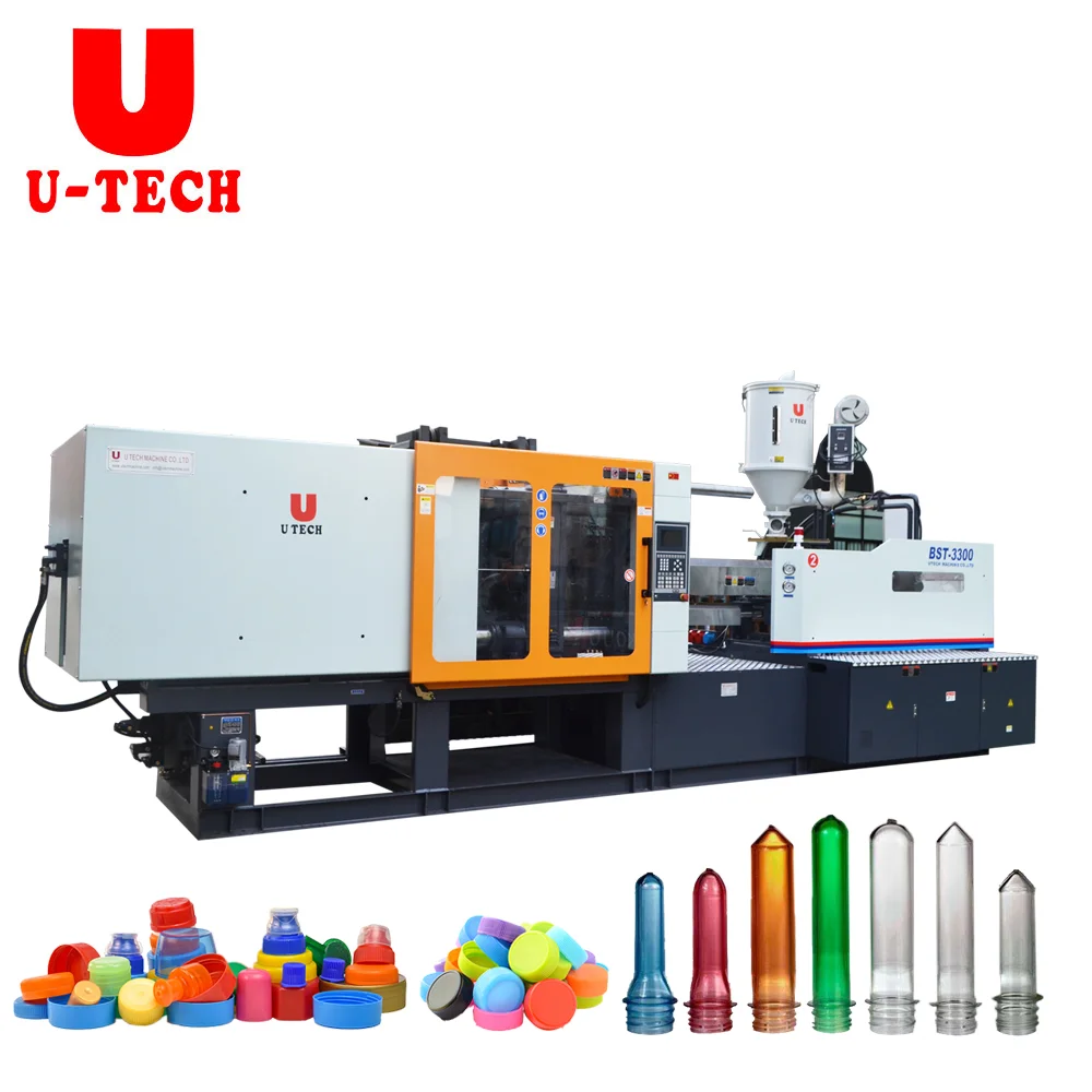 U Tech completely automatic in stock best servo motor plastic injection molding machine