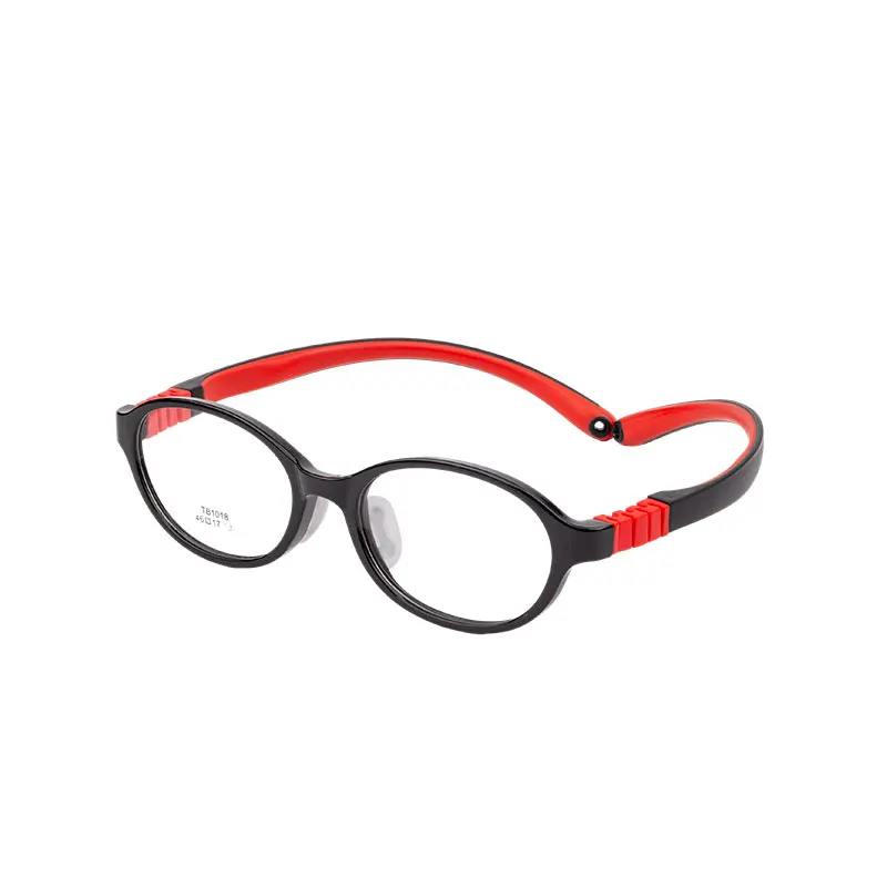 Hot TB series Colorful Flexible Silicone Glasses Frame Classic Kids Round frame Eyewear Custom Optical frame With Elastic Cord