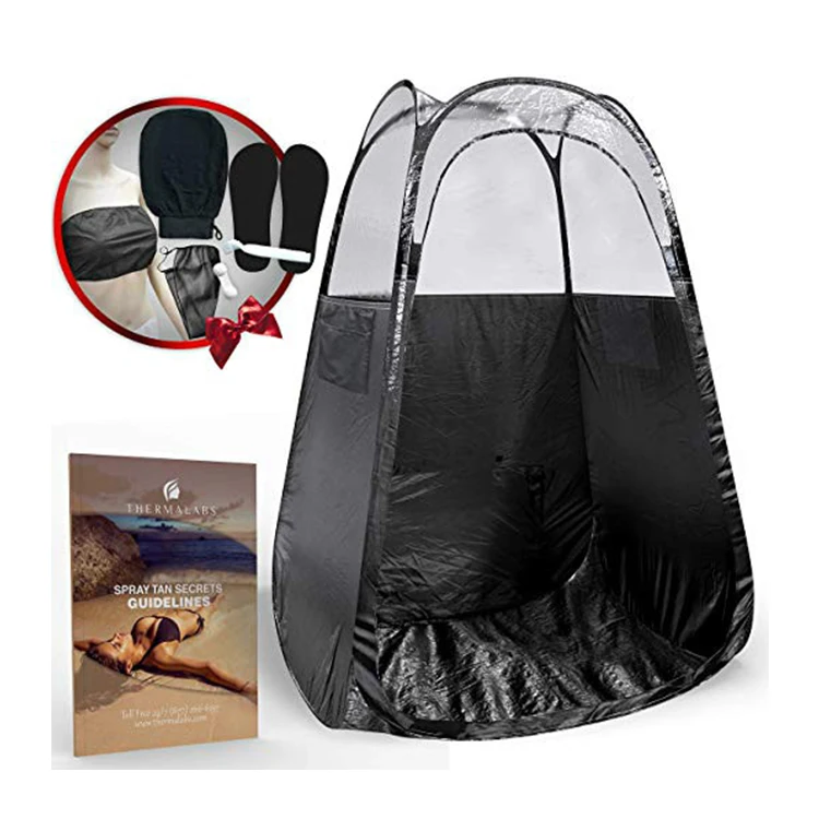 Wholesale Double Layers Pop Up Tent Waterproof Pop Up Spray Tan Portable Tent