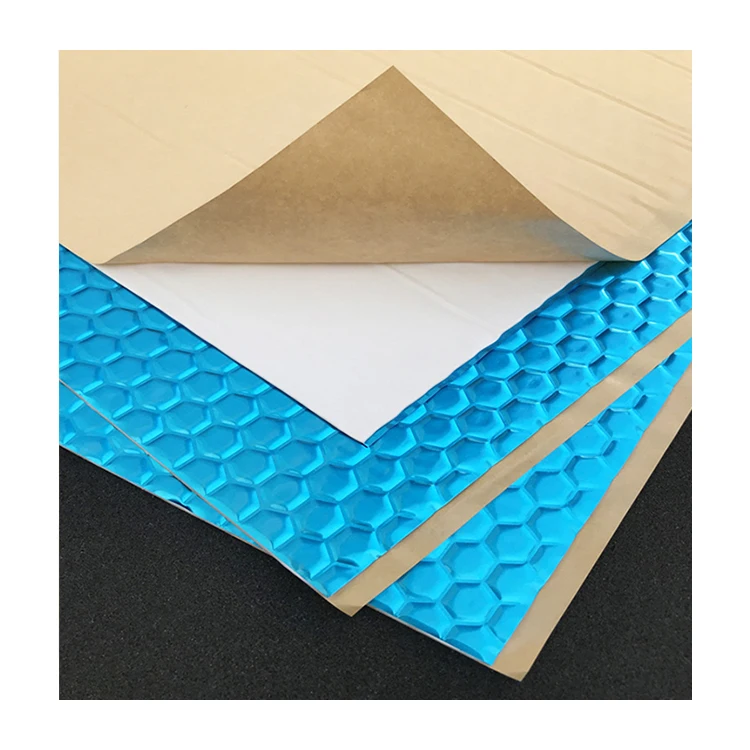 Hot selling high quality self-adhesive sewer sound insulation material butyl damping sheet