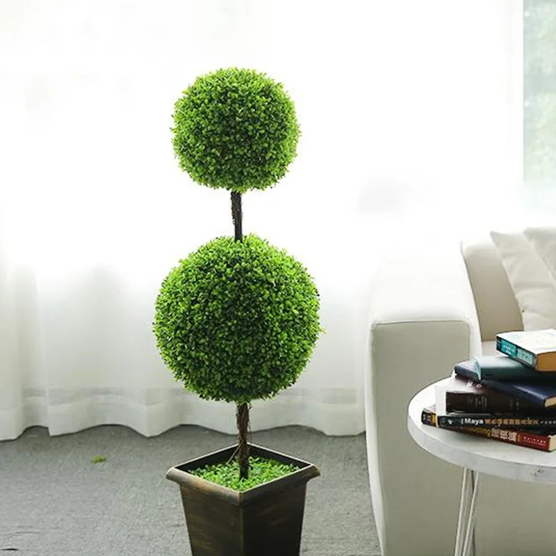 Artificial Plant Topiary Ball Low Maintenance Eco-Friendly Grass Ball for garden supplier wedding decor gardening decorations
