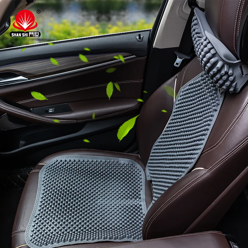 Factory Supply Heat Resistant High Quality for four season Universal Silicone car seat massage cushion car seat cooling pad