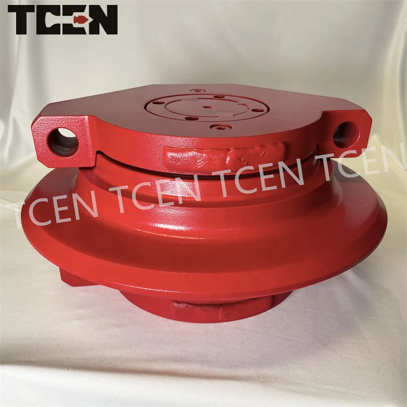 Micro tunnel boring machine shield driven central disc cutter with TIMKEN bearings
