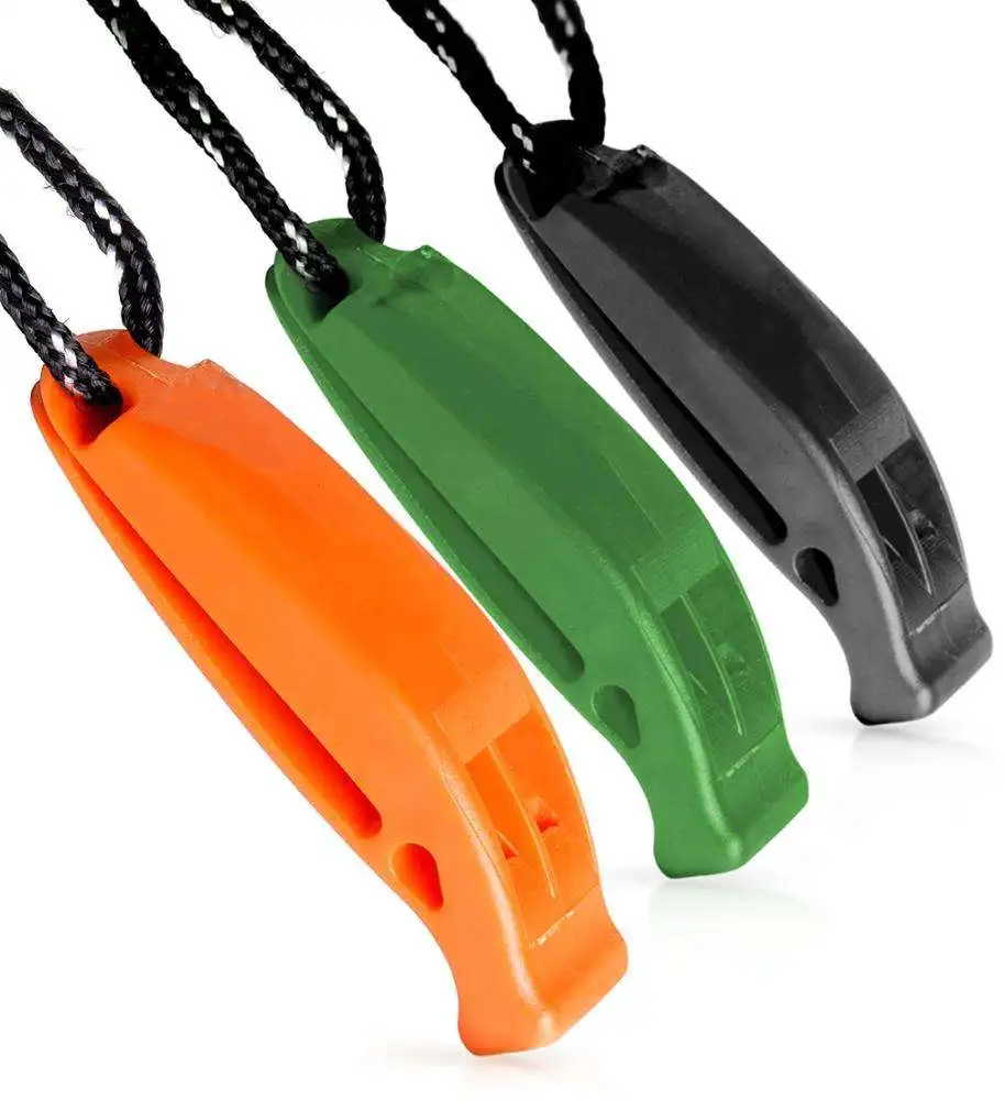 Wholesale High Quality outdoor sports tourism and exploration and widely used safety whistle For Camping Hiking Hunting