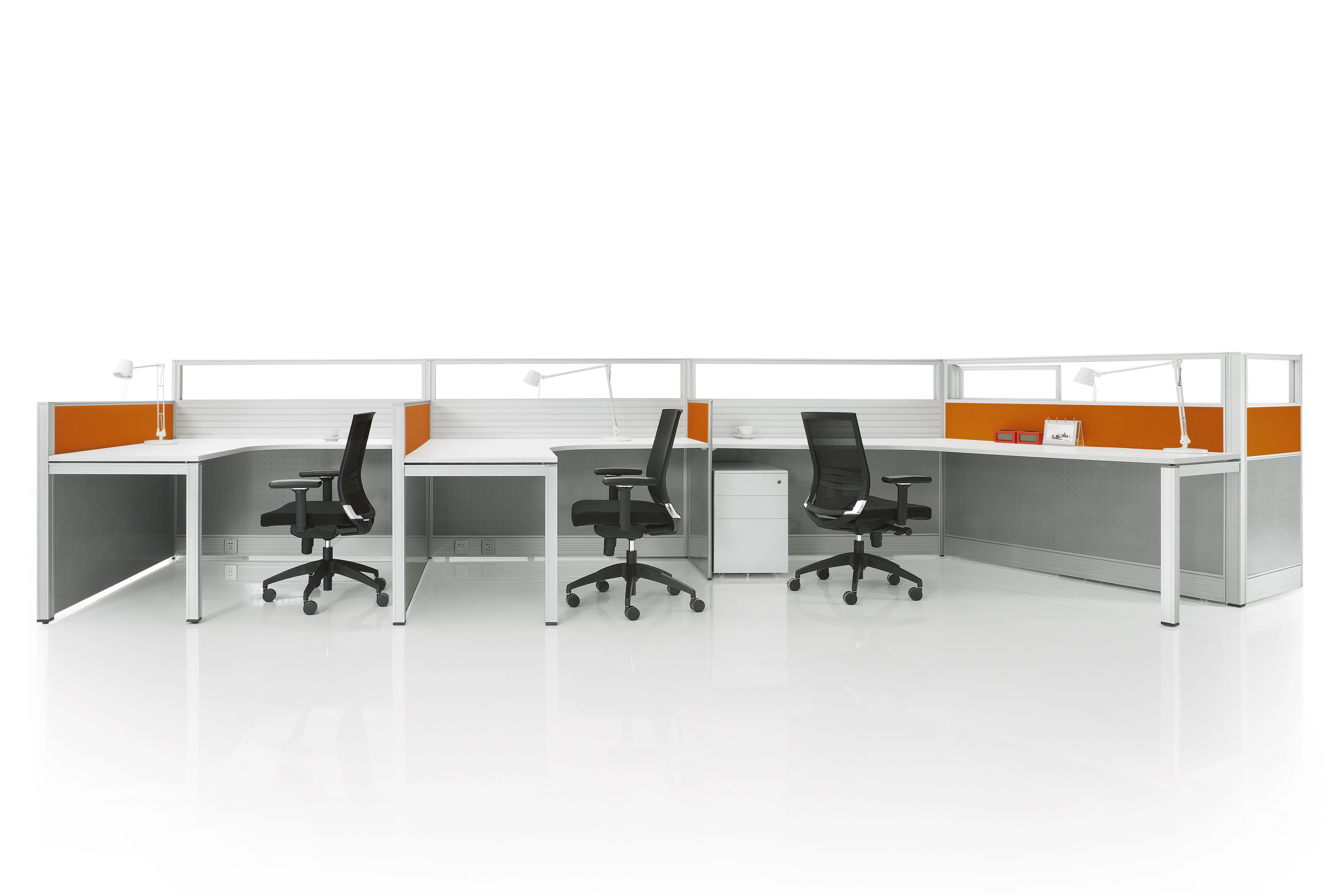 2024 Movable Studio Modular Manufacturer Desk Computer Office Partition Workstation Cubicles