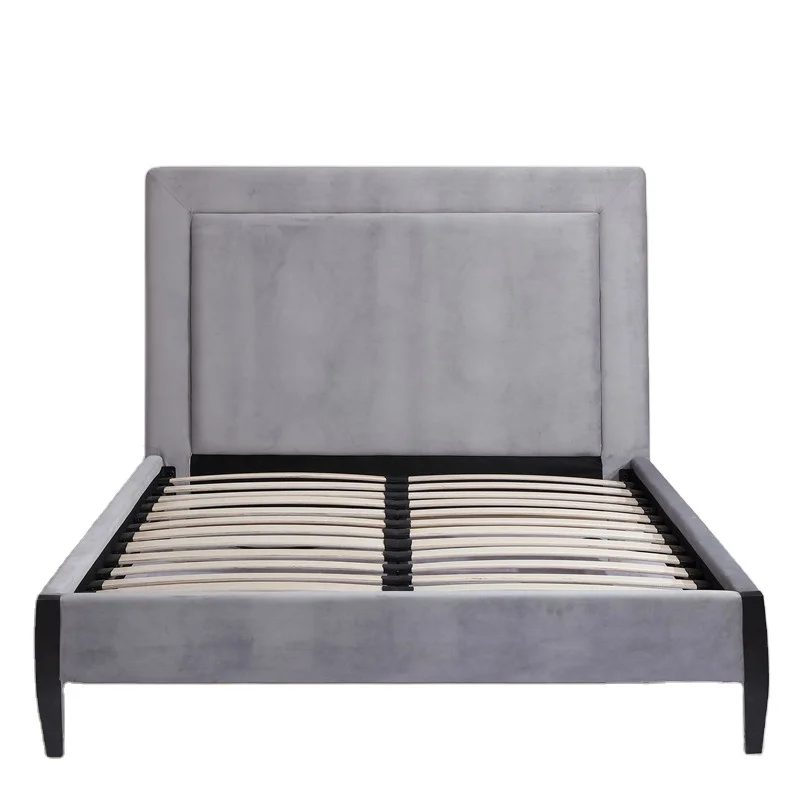 Manufacturer leather bed full size queen king size bed frame bedroom furniture soft bed