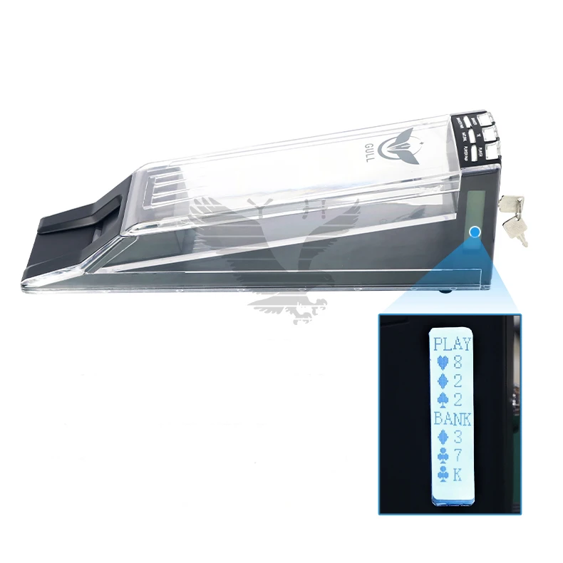 YH Automatic Intelligent 8 Decks Casino Shoe Casino Accessories Baccarat Blackjack Poker Dealer Shoe For Casino Party