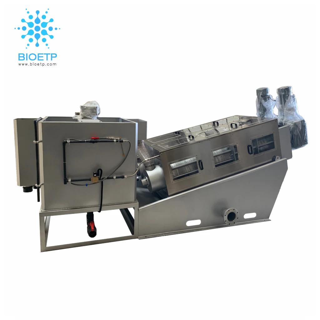 Original Factory Screw Press Sludge Dewatering For Water Purifying Plant