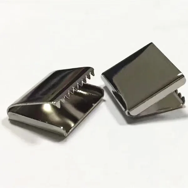 Блестящий черный Латунный Зажим для ремня с гравировкой логотипа на заказ