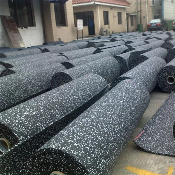 High Quality Shock Absorpiton Gym Rubber Floor Mat High Elastic Rubber Gym Flooring Rubber Flooring in roll