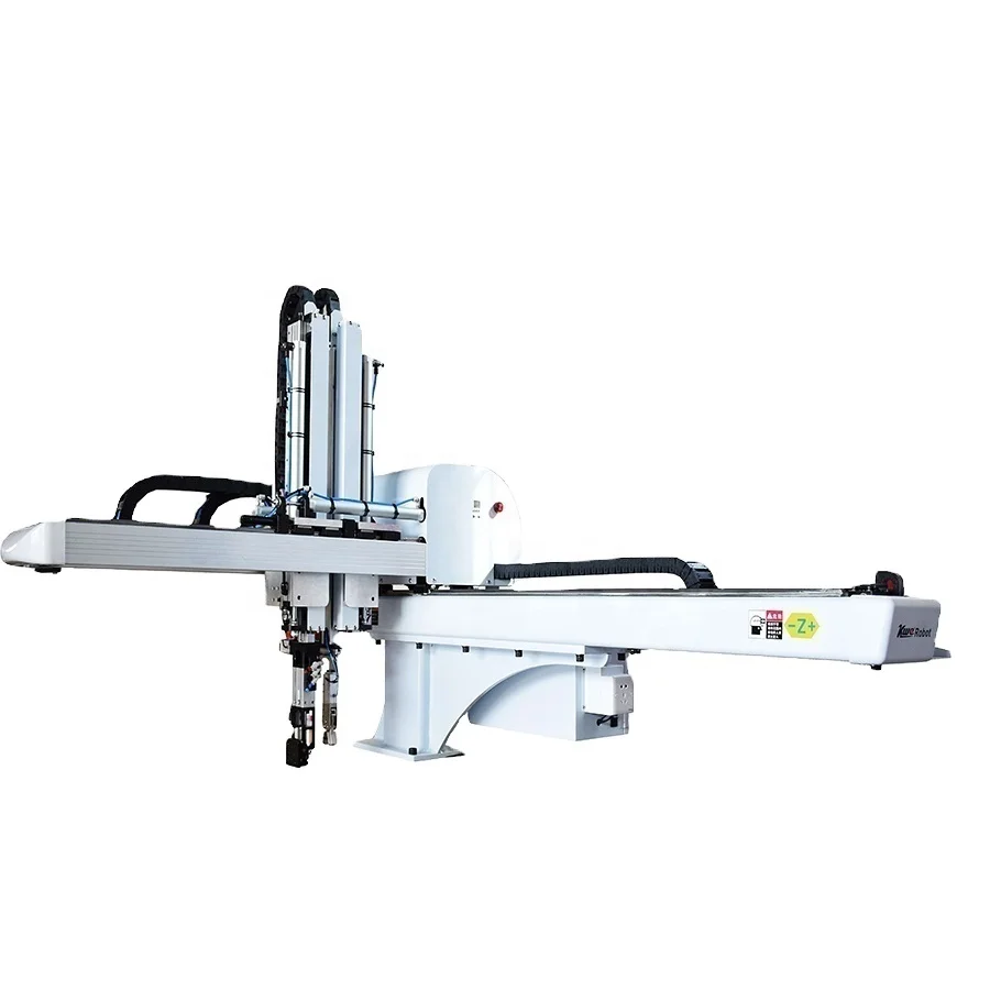 
One Axis servo motor with pneumatic driven Industrial Injection molding robotic arm 