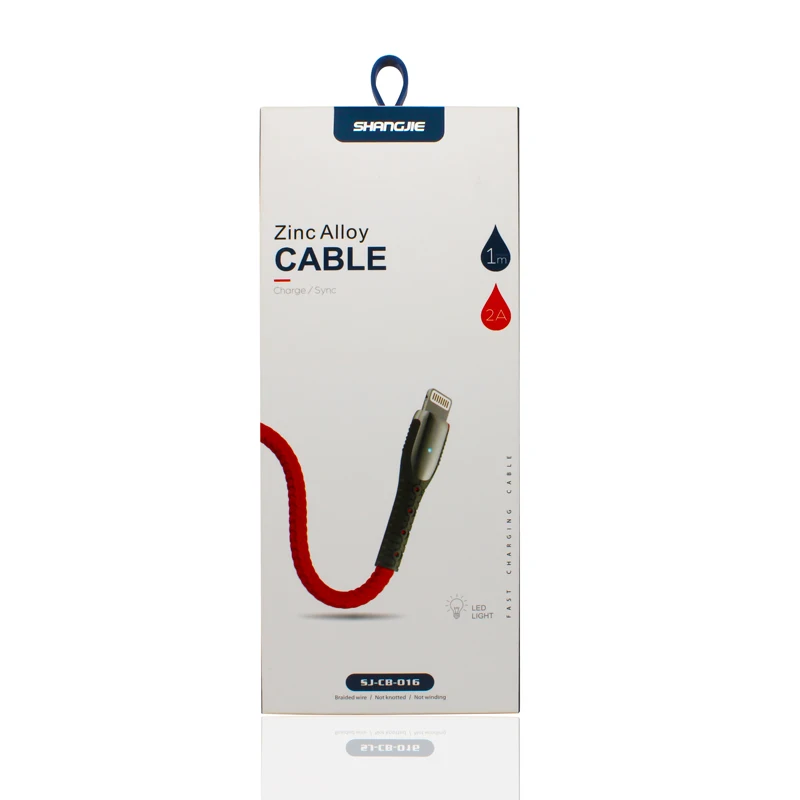 
Professional customized window USB charging line packaging box customized high-grade data line plastic box data line outer box 