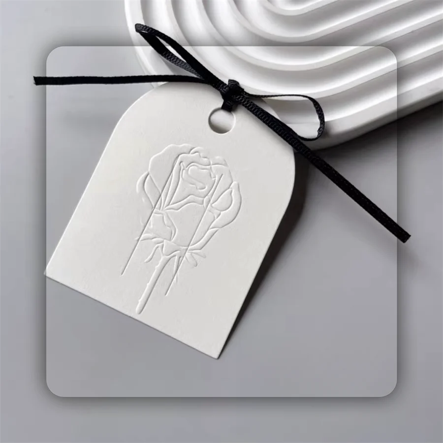 Certified Custom Cardboard  embossing craft Head Card and Ear Stud Label Quality Magnetic Jewelry Hang Card Reader