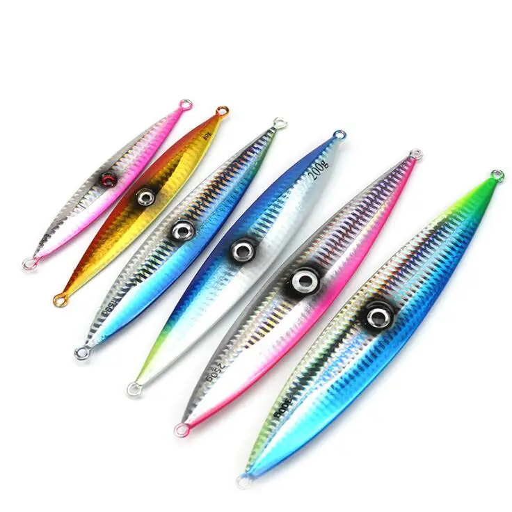 Isca Artificial Fishing Lure Speed Sinking Lead Metal Bait 200g 15cm Luminous Slow Pitch Jigs Lure Leurre De Peche Jigging Lure