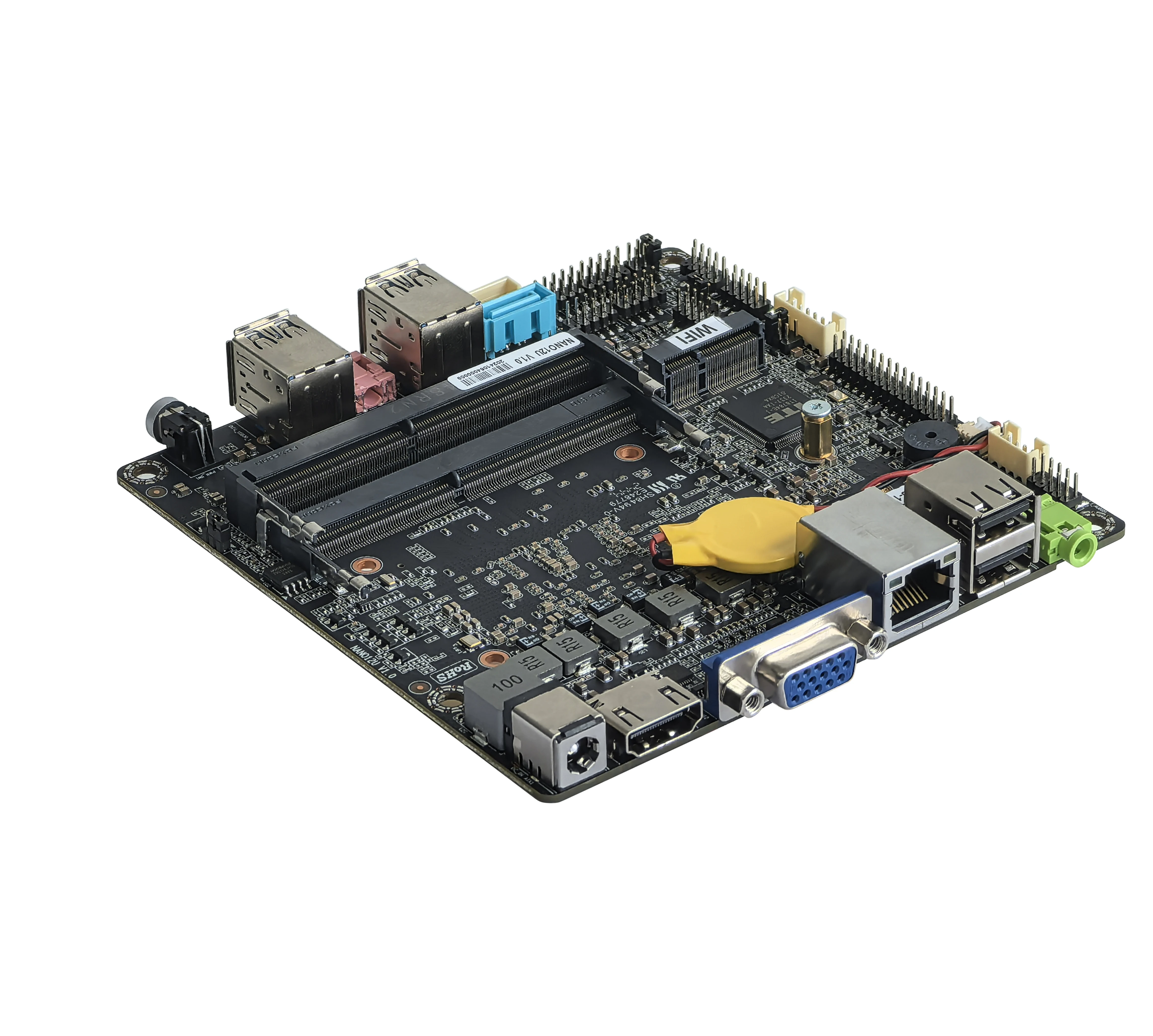 ELSKY new design NANO13U i7 13gen Intel Raptor Lake CPU DP 4K Type-C 2*DDR4 up to 64G RAM M.2 SSD 4USB3.0 Realtek ALC897