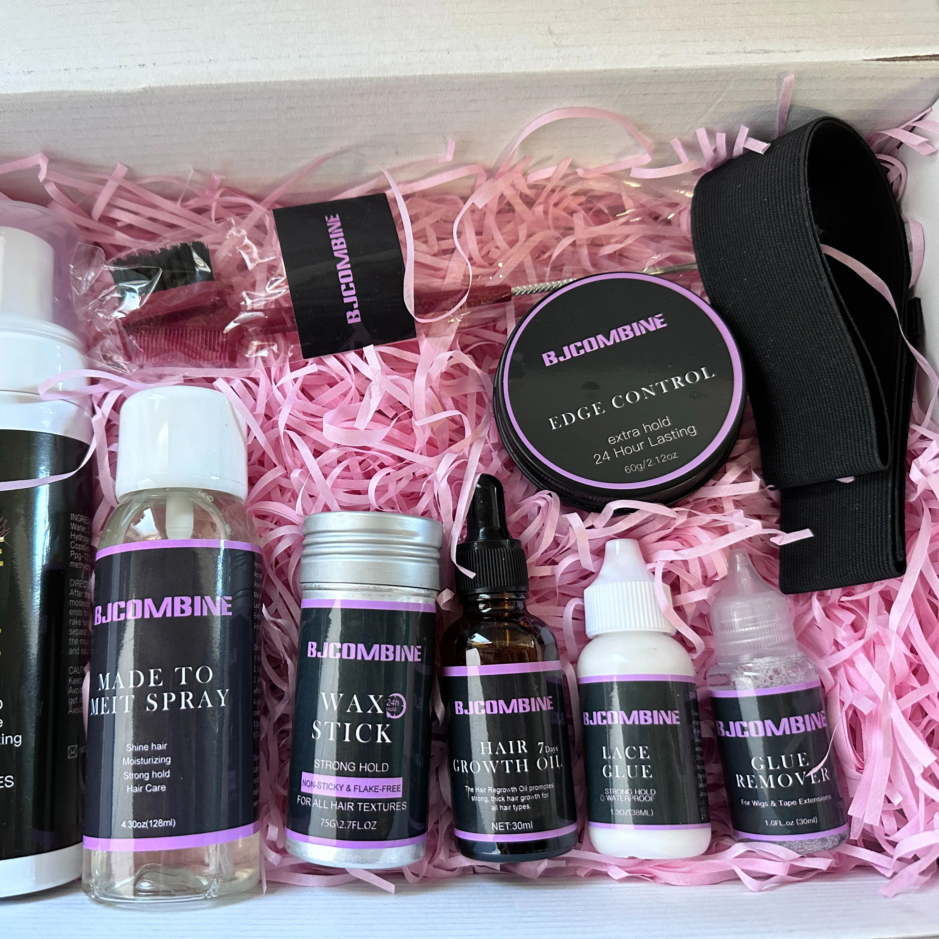 Hair Styling Wax Stick Clay Strong Natural Finishing Hold Control Wig Kit Set Lace Wig Glue Bond Adhesive For Melting Lace