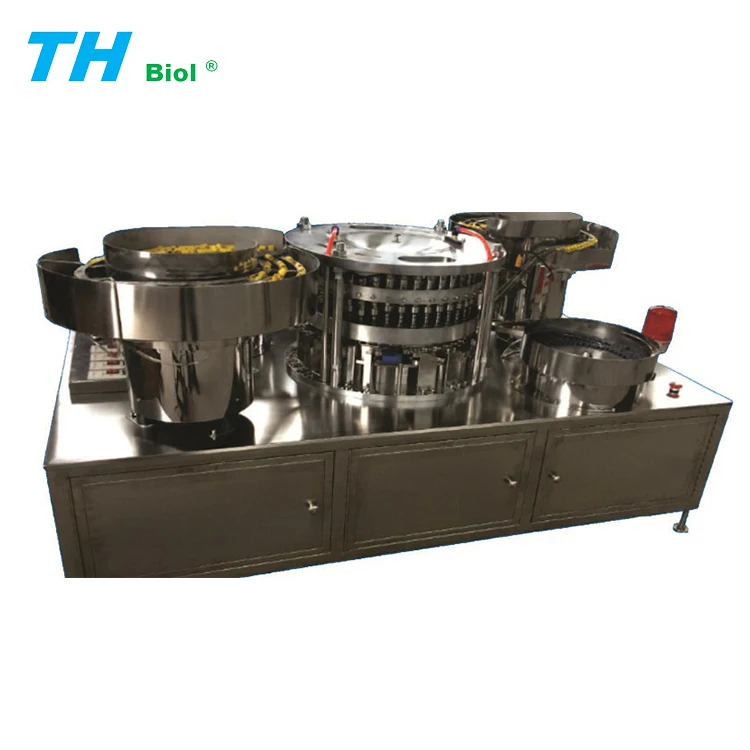 Фармацевтическая резиновая пробка и машина для сборки крышек для трубки для взятия крови