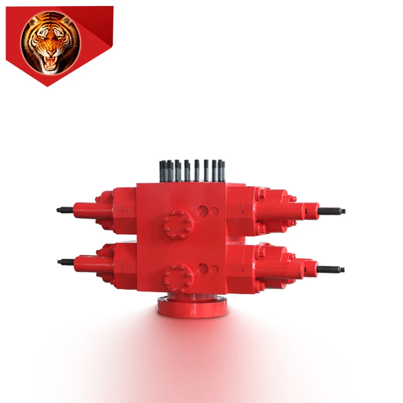 Tigerrig API 16A high pressure manual cameron u s type ram blowout preventer shaffer double ram bop for well drilling