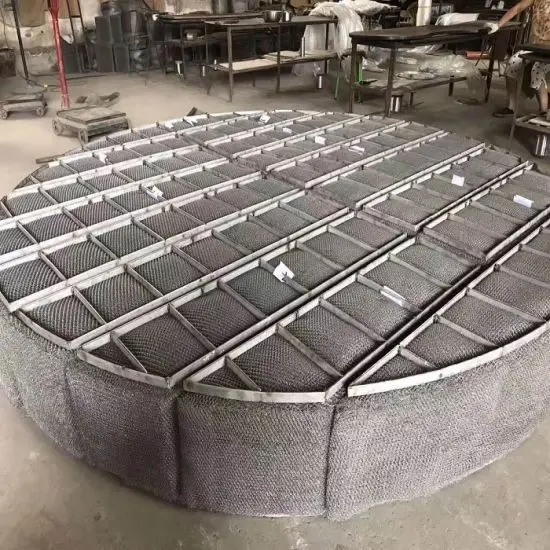 Проволока 0,23 мм, вязаная проволочная сетка из нержавеющей стали 316 для демистер, газовый жидкостный сепаратор