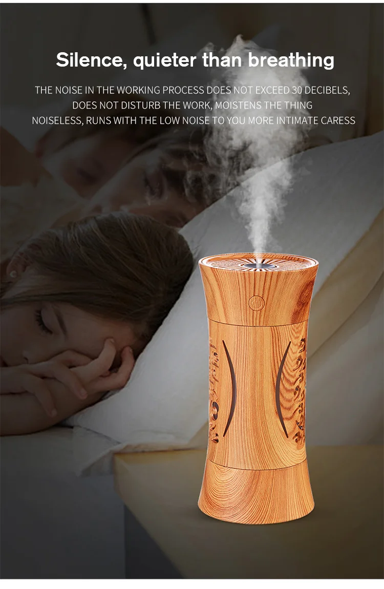 Wholesale Factory Price Humidifier Aroma Diffuser Usb 260ml Humidifier Car Humidifier Diffuser