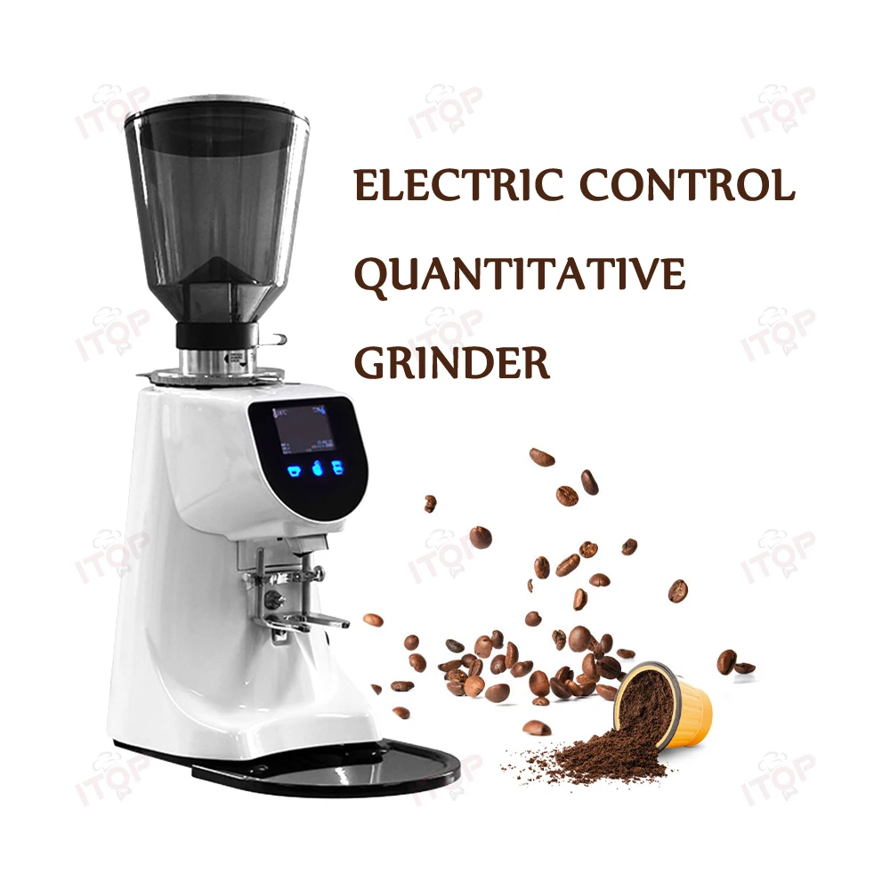 Wholesale Quiet Electric Espresso Grinder Best Flat Burr Mill Coffee Machine At Low Cost