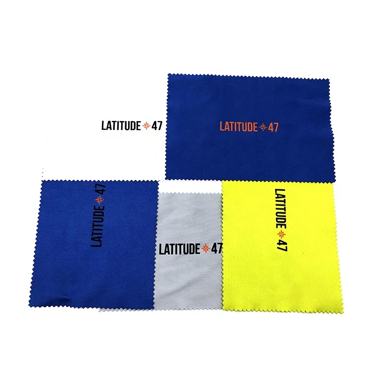 Рекламная ткань из микрофибры для чистки линз оптом