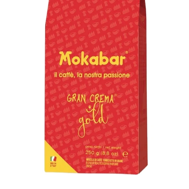 
MOKABAR Italian Quality Medium Roast 30% Arabica 70% Robusta Coffee Beans For Coffee Shop 