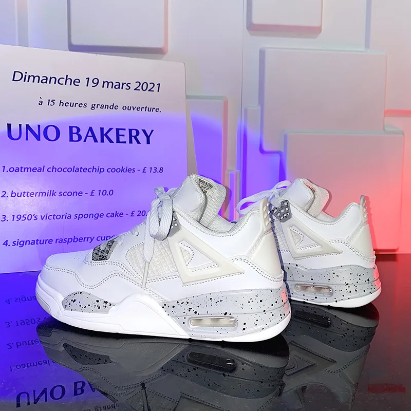 Hot Sale Designer Shoes Sneakers Custom Logo Basketball Style Shoes Couples Fashion Sport Basketball Shoes