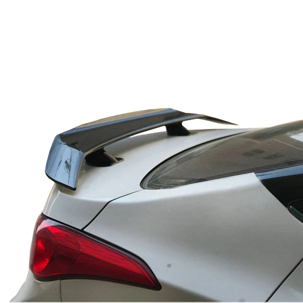 GT Carbon Black Tail Wing Racing Sedan Universal Wings Car Modification Accessories Decoration Exterior Trim ABS Rear Spoilers