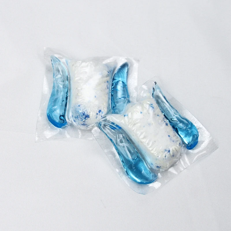 eco friendly packaging White dishwashing liquid pods household chemicals