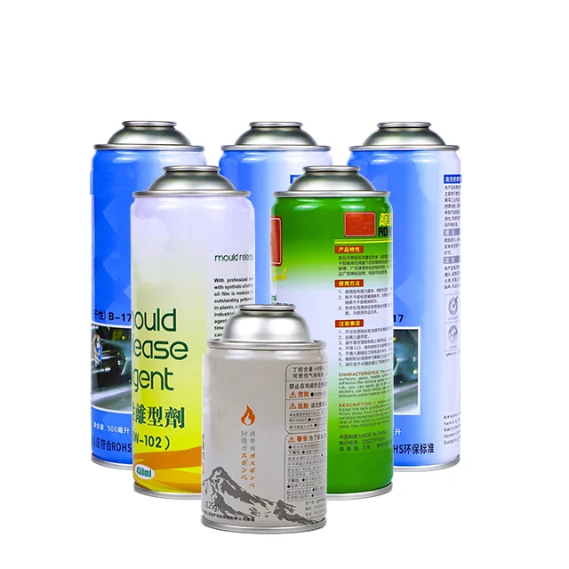 Customizable Empty Aerosol Can 65*180mm  Aerosol Tin Can for Mold Release
