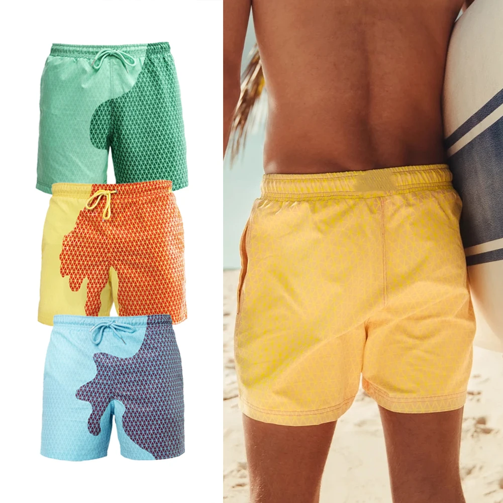 
Custom Pocket Quick Dry, Change Color Breathable Swimming Beach Fashion Men Swim Shorts/ 