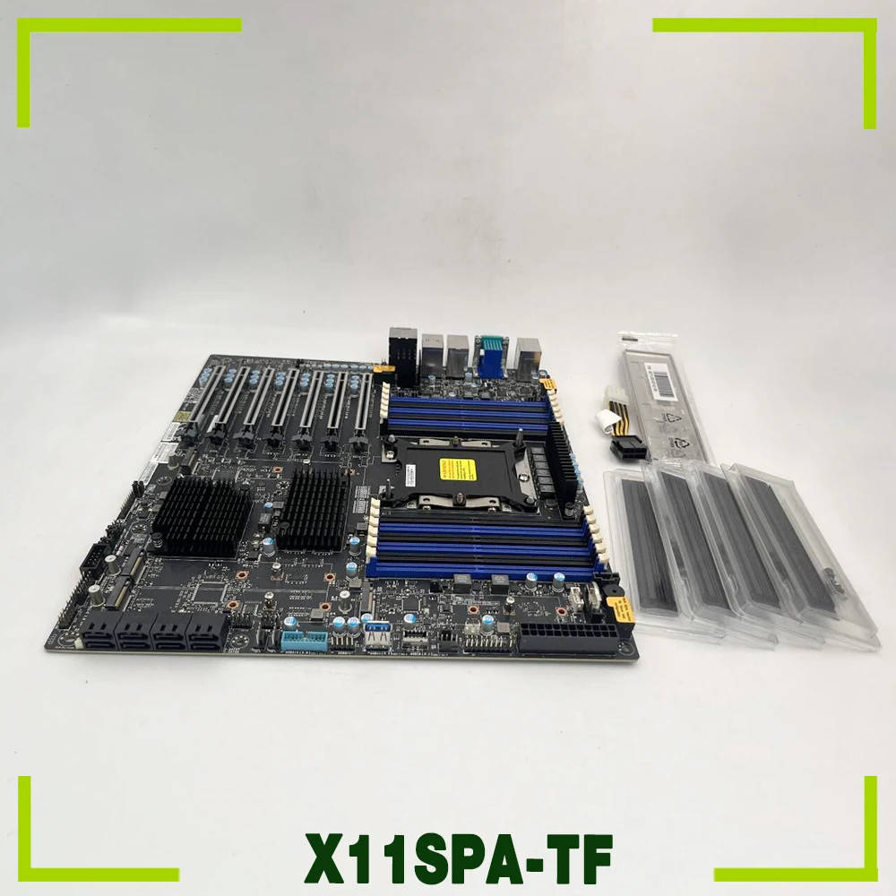 For Supermicro Motherboard LGA-3647 DDR4 PCI-E 3.0 M.2 2nd Gen Xeon Scalable Processors X11SPA-TF