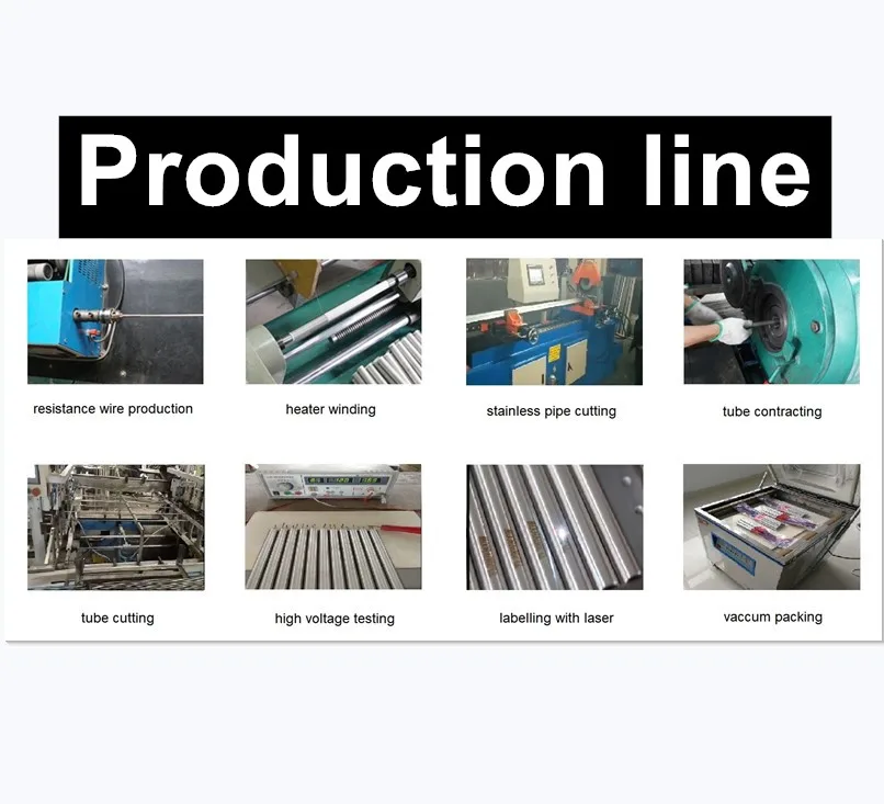 Industrial stainless steel customized Tubular Electric Heater Stainless Steel Finned Tube Air Heating