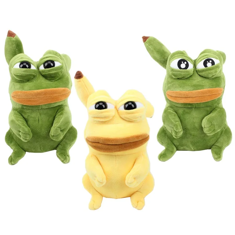 25 см оптовая продажа Новейший Персонаж из фильма «Чувствуется плохо» зеленая лягушка плюшевая игрушка мягкая
